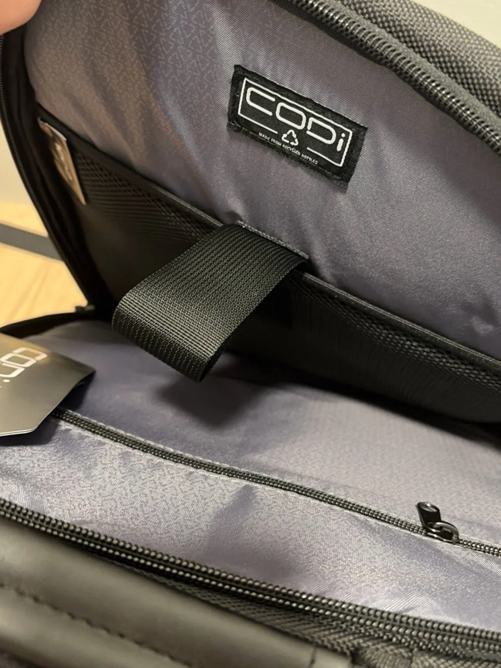 CODI Black Compact Travel/Business Backpack